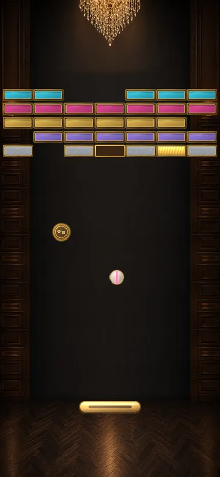 Gold Room theme, ball with the Split upgrade